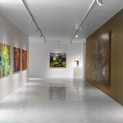 Gilberto Aceves Navarro y Daniel Lezama, Profundo México, vista de exhibición. Cortesía de Galería Hilario Galguera 