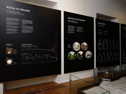 Climate change in Styria, exhibition view. Courtesy of Natural History Museum