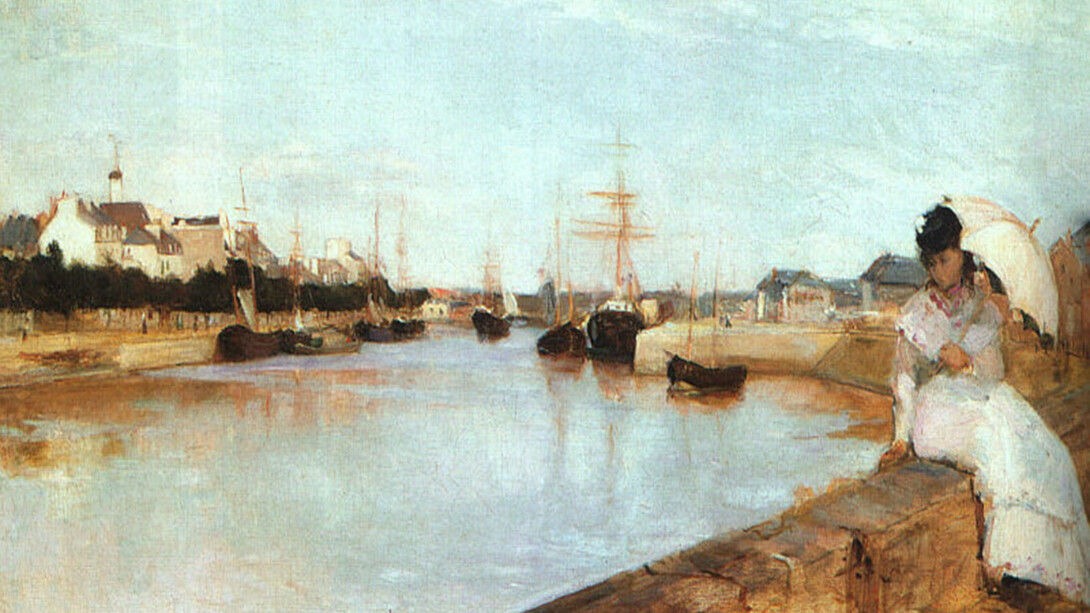 Berthe Morisot, Il porto di Lorient,1868