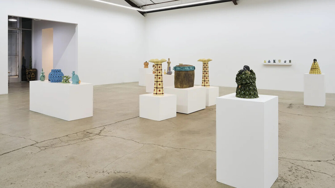 Maryam Yousif, Above Earth, under the rays of the sun, exhibition view. Courtesy of The Pit 