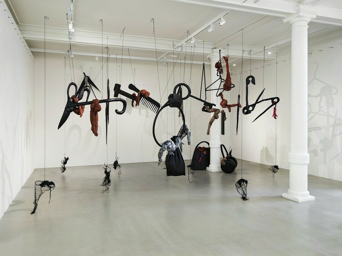 Annette Messager, Exhibition view. Courtesy of Marian Goodman Gallery