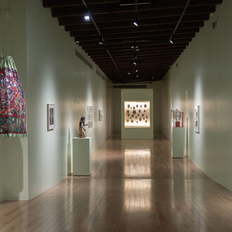 A spiral turn, exhibition view. Courtesy of Museo Amparo