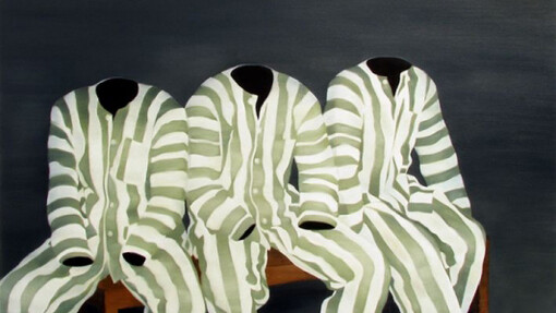 Nguyen Thai Tuan, Black Painting No.53, 2008, olio su tela, 110 x 130 cm