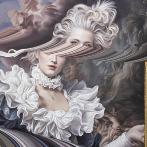 Ben Ashton, Or you could panic (detail). Courtesy of Corey Helford Gallery