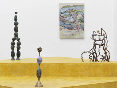 Diambe, Bees beings beans, exhibition view. Courtesy of Kunsthalle Basel