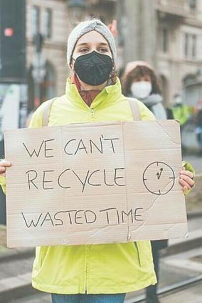 Activism for climate change, global protest, 19 March 2021
