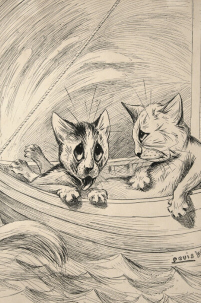 Louis Wain. Courtesy of Chris Beetles Gallery