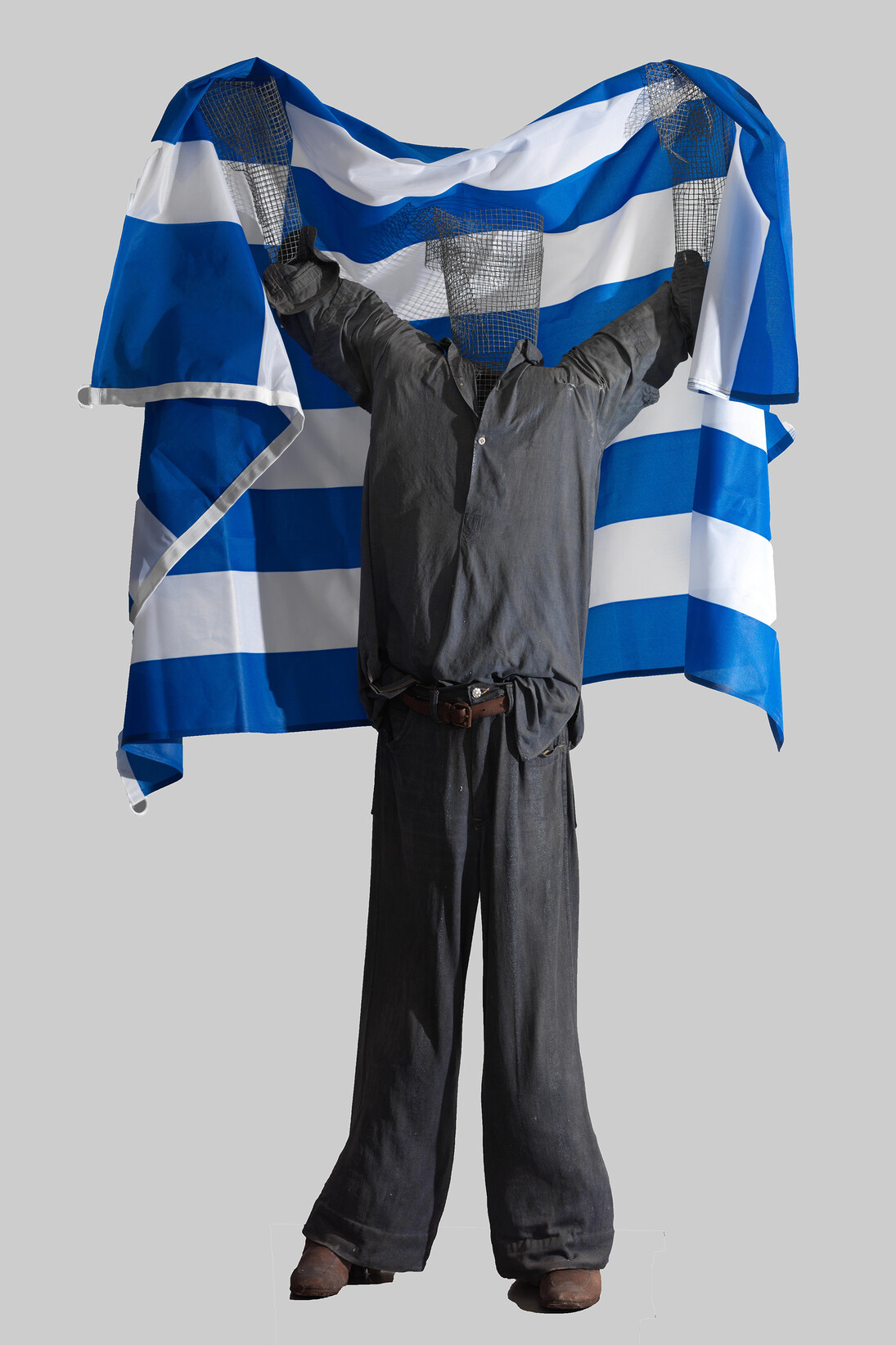 Vlassis Caniaris, Alas Hellas, 1980, mixed media, 195 x 125 x 35 cm, Courtesy of the Estate of the artist and Kalfayan Galleries, Athens – Thessaloniki