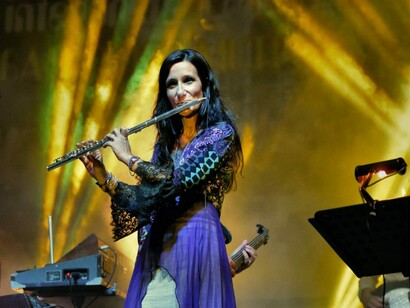 Ambra Bianchi - flautista del gruppo Limite Acque Sicure