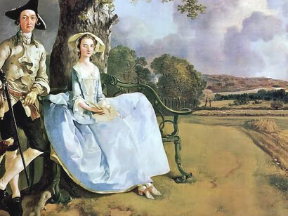 Mr and Mrs Andrews byThomas Gainsborough (1727–1788)