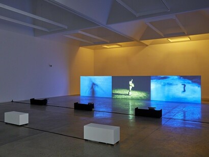 Mother Drum, Exhibition view. Courtesy of Kayne Griffin Corcoran