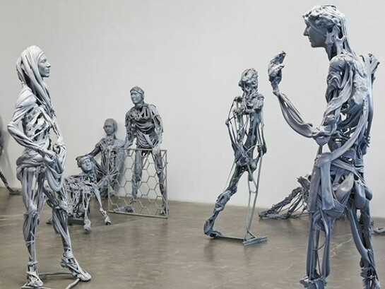 Pawel Althamer, The Neighbors, 2014, Exhibition view, New Museum. Photo: Benoit Pailley