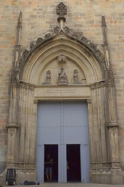 Pórtico de la basílica de los santos Justo y Pastor, Barcelona