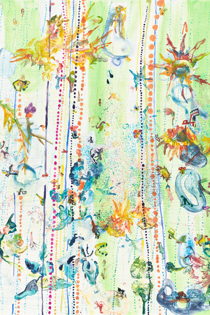 Santi Moix, Future flora 5, 2024. Courtesy of Pace Prints