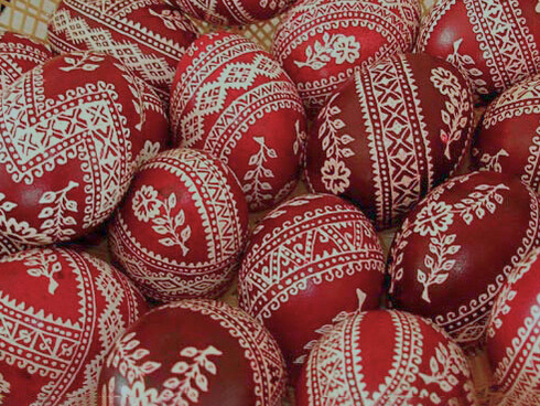 Easter eggs: Christian doctrine associates eggs with spiritual rebirth and the defeat of death