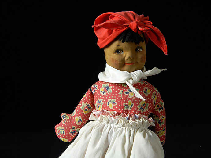 Susan Jorgensen, Alice's Black Doll Collection: Luvlee 1/15 , Digital print on Ultrasmooth Fine Art, 10.6x16/13x19 inches, 2010/2012 
