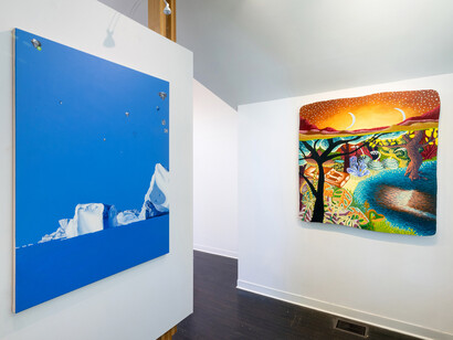 Various artists, 36 paintings, exhibition view. Courtesy of Harper's Books