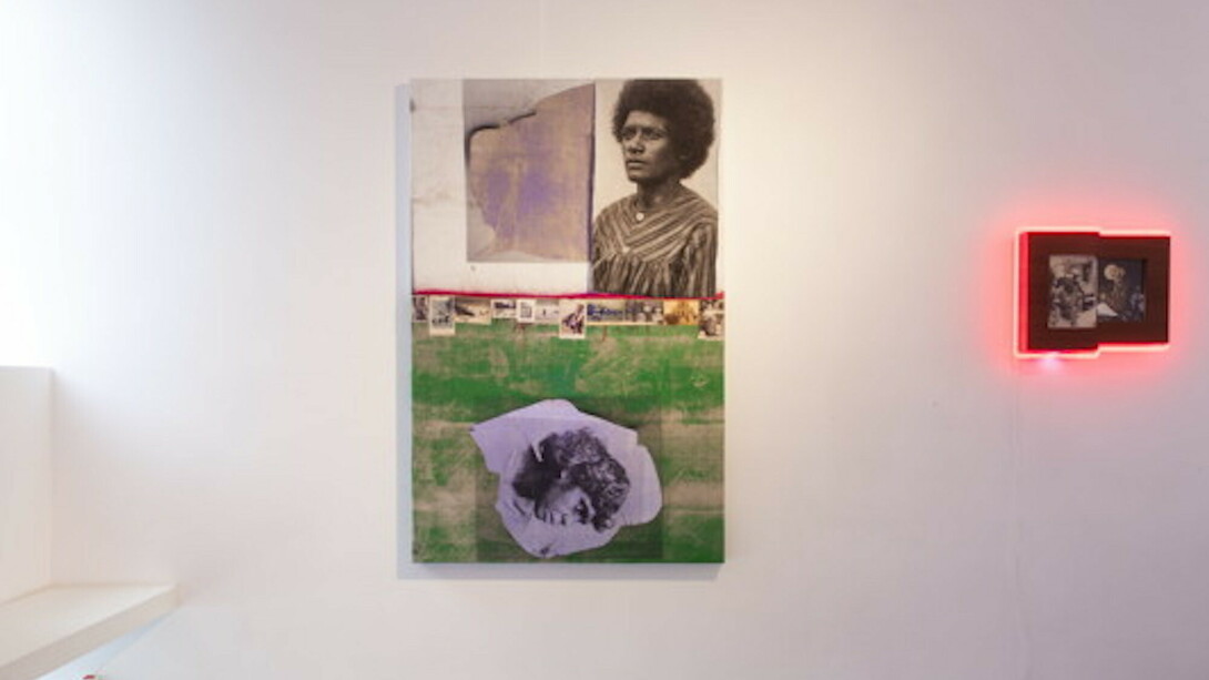 Brook Andrew, Exhibition view. Courtesy of galerie Nathalie Obadia