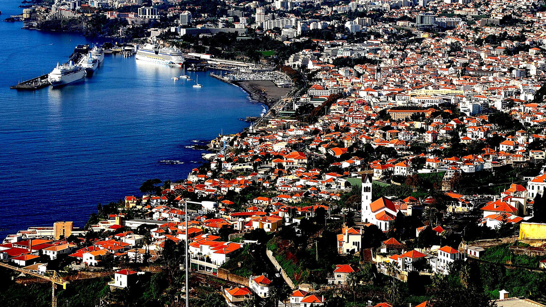 Madeira. Vista de Funchal