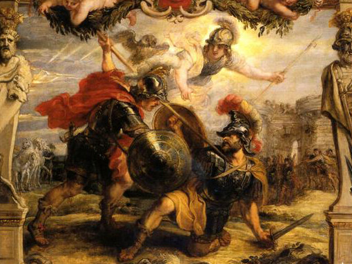 Pierre-Paul Rubens. Achille trafigge Ettore