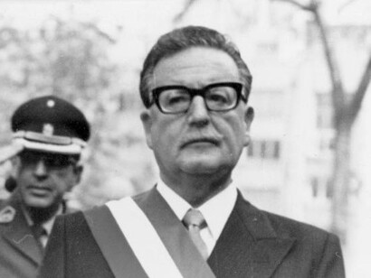Salvador Allende (1908-1973) presidente de Chile desde el 3 de noviembre de 1970 hasta el día de su muerte el 11 de septiembre de 1973