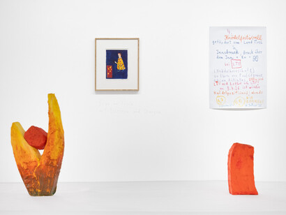 Adrian Altintas and André Butzer, exhibition view. Courtesy of Galerie Bernd Kugler