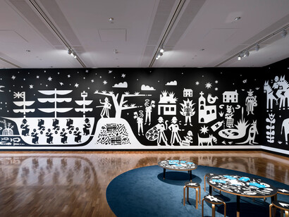 Various artists, 5th national indigenous art triennial: after the rain, exhibition view. Courtesy of the National Gallery of Australia