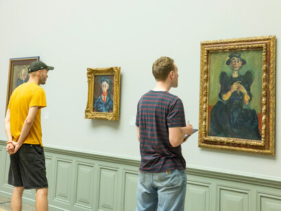 Chaïm Soutine, Gegen den strom, Ausstellungsansicht. Mit freundlicher Genehmigung des Kunstmuseum Bern