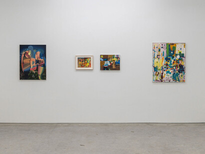 Various artists, Roller rink, exhibition view. Courtesy of Fredericks & Freiser Gallery