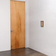 Ludwig Schwarz, Six small paintings, exhibition view. Courtesy of Conduit Gallery