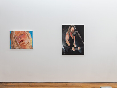 Aaron Michael Skolnick, The entertainer, exhibition view. Courtesy of March Gallery