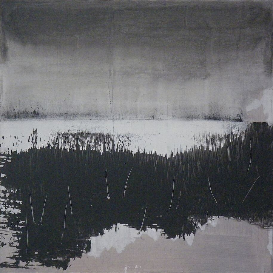 Nena Stojanovic (Greece), 'Mykonos', 2015, Enamel on wood, 70 x 60 cm
 

