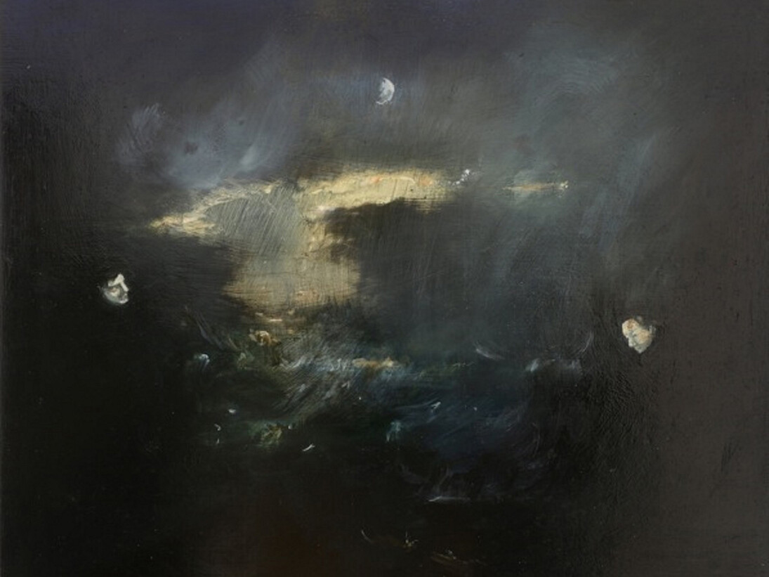 Pippa Gatty, The Wreakers, 2015, oil on linen on plywood, 37 x 45 cm