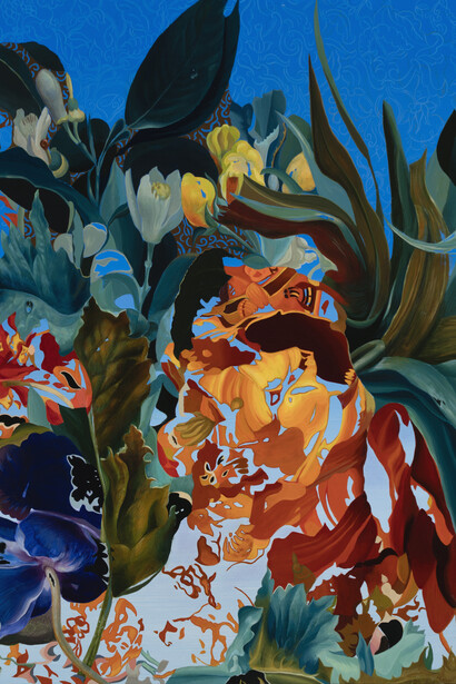 Rafael Megall, Imperial blossom (detail), 2026. Courtesy of Mek Contemporary
