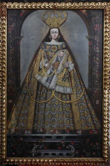 Anónimo, Virgen de Belén, s. XVIII. Cortesía del Museo Pedro de Osma
