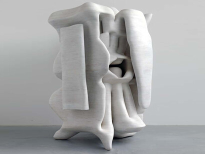 Tony Cragg, A head, I thought, 2011, Wood, Photo: Michael Richter © the artist, Courtesy of Galerie Thaddaeus Ropac
