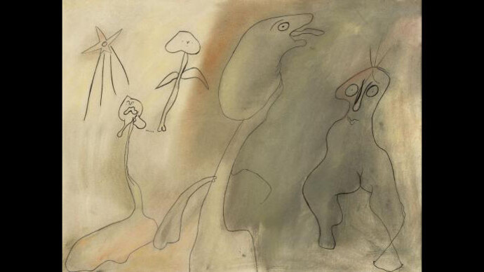 Femmes, oiseaux et monstres. Courtesy of Galerie Lelong