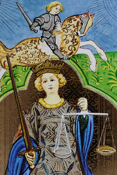 i Tarocchi dorati dei Visconti