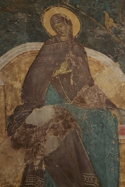The newly discovered Synaxis of the Virgin in the Praise of the Virgin chapel of the Dormition Cathedral © The Moscow Kremlin Museums 