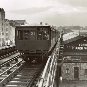 Liverpool Overhead Railway. Courtesy of Museum of Liverpool