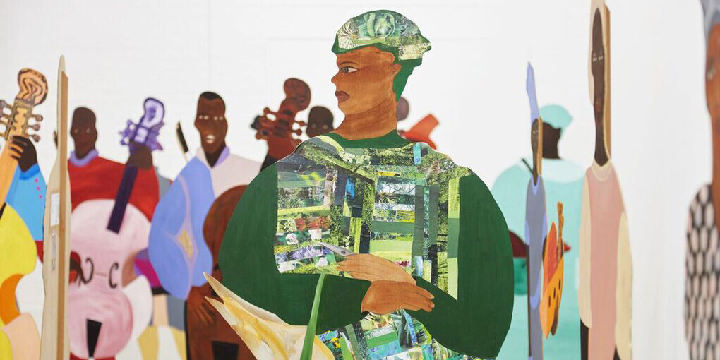 Lubaina Himid Warp and Weft. Courtesy of Firstsite