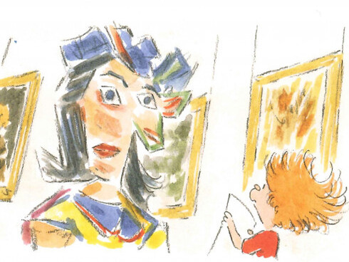 Pico Bogue and his family. Courtesy of Comics Art Museum