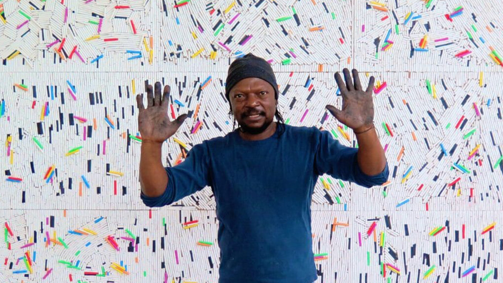 Pascale Marthine Tayou. Courtesy of Galleria Bottegantica