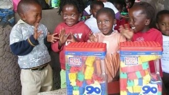 The children, learning and having fun in Ha Semenyane