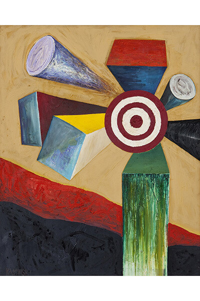 Ken Kaminski, Baghdad, Oil on canvas, 53" x 42", 1991