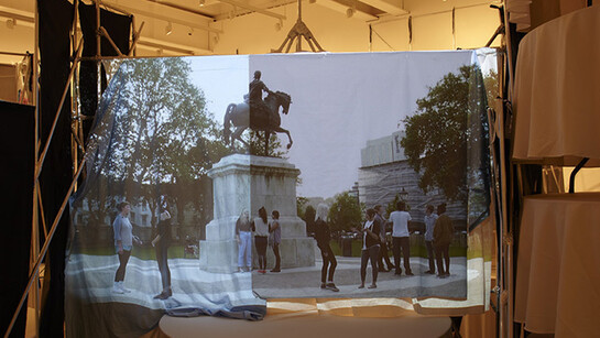 Yorgos Sapountzis, The Protagonists, 2013 (Installation view at Arnolfini, Bristol)
