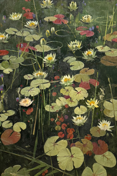 John Alexander, TBD (detail), 2025. Courtesy of Berggruen Gallery 