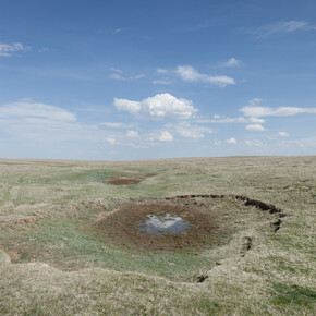 Kevin O’Connell, Whatever Wet Portal it Was by Which We Came Here, Pigment print on Dibond aluminum, Courtesy of Robischon Gallery