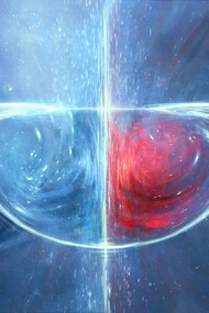 Wormholes are consistent with the general theory of relativity by Einstein, but whether wormholes actually exist remains to be seen