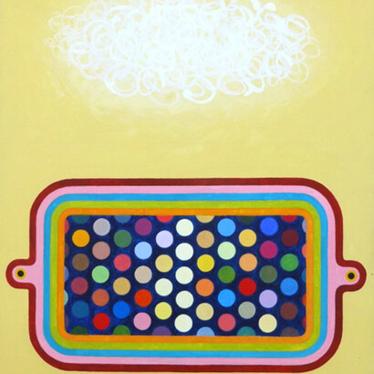 My father's last breath, 60 x 40cm acrylic on canvas, 2015